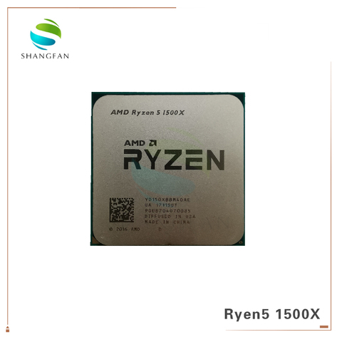 AMD Ryzen 5 1500X R5 1500X 3.5 GHz Quad-Core CPU Processor L3=16M 65W YD150XBBM4GAE Socket AM4 ► Photo 1/1
