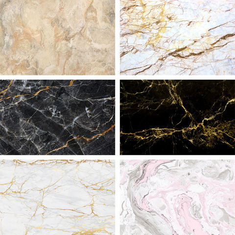 Avezano Dreamy Natural Gradient Black Marble Texture Photography Backdrop Portrait Photo Shoot Background For Studio Photozone ► Photo 1/6