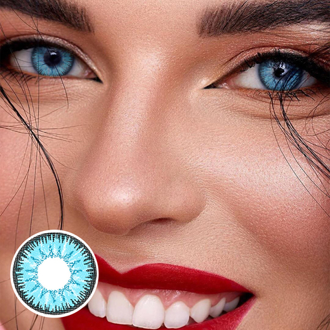2pcs/pair Colored Contact Lenses for Eye Vika tricolor Series Contact Lenses Color Cosmetic Contact Lens for Cosplay Eyes Lenses ► Photo 1/6