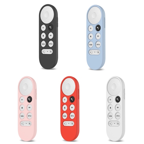 Non-slip Soft Silicone Case Remote Control Protective Cover Shell for-Google Chromecast TV 2022 Voice Remote Control ► Photo 1/6