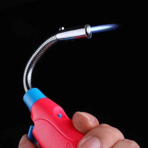 Multipurpose Hose Jet Torch Lighter 19cm Turbo Gas Stove Ignition Cigar Pipe Cigarette Windproof Lighter For Kitchen BBQ Welding ► Photo 1/5