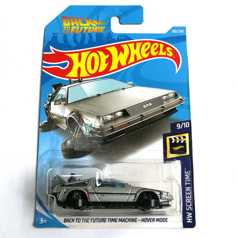 2022 Hot Wheels 1:64 Car BACK TO THE FUTURE TIME MACHINE HOVER MODE Collector Edition Metal Diecast Cars Kids Toys Gift ► Photo 1/4