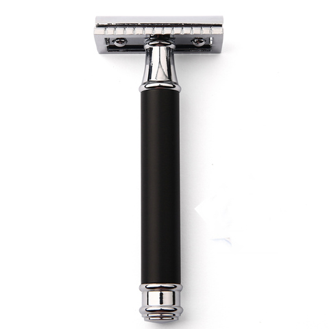 Classic Safety Razor For Men Manual Blade Replaceable Shaver Brass Blank Handle Razors for Shaving Men ► Photo 1/5