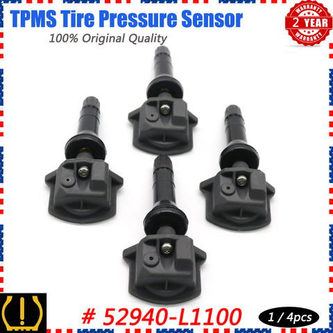Car TPMS Sensor Tire Pressure Sensor Monitoring System 52940-L1100 For KIA Seltos Hyundai Sonata DN8 2022-2022 52940L1100 433Mhz ► Photo 1/6