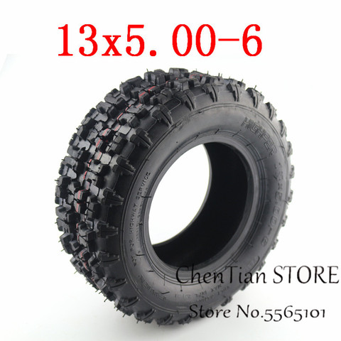 Good quality 13x5.00-6 Tubeless Tire Tyre ATV QUAD Buggy Mower Go-kart Buggy ► Photo 1/6