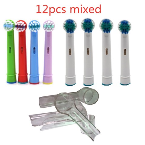 Oral B Electric toothbrush brush replacement brushhead nozzle + Children Replacement toothbrush heads + protection cover ► Photo 1/5