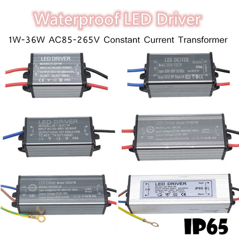 3W-36W Led Driver 85-265V 300Ma Waterproof Light Transformer Constant Current Power Supply Adapter For Led Lamps Strip Lighting ► Photo 1/2