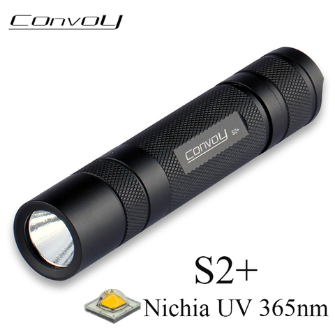 Convoy S2+ with Nichia UV 365nm UV Torch flashlight Fluorescent Agent Detection Ultraviolet Ultra Violet Powerful UV Fash Light ► Photo 1/6