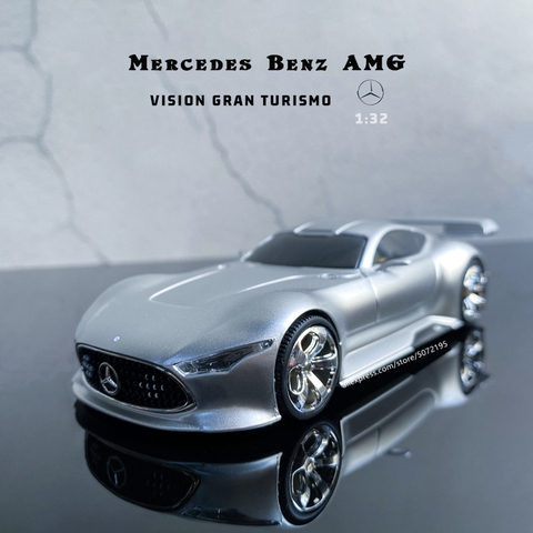 Maisto 1:32 Mercedes-Benz AMG Vision Gran Turismo GT6 racing car model collection gift toy ► Photo 1/6