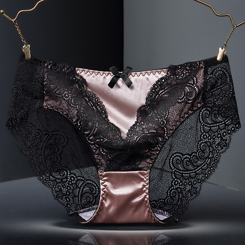 Ladies' Erotic Satin Tops & Lace Panties, Snazzyway