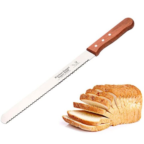 European Blade Cutting Cake Slicer Serrated Toast 10 Inch Baking