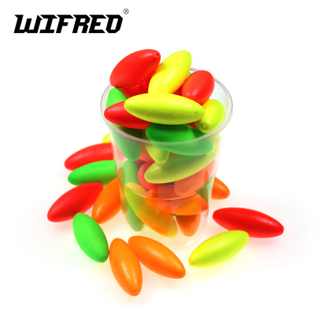 1Group 6PCS/3pcs Oval Red/Yellow Mini Fishing Float MakingFloating