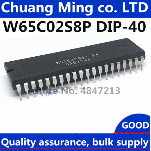 W65C02S8P-10 W65C02S8P-14 W65C02S8P W65C02 DIP-40 IC In stock! ► Photo 1/4