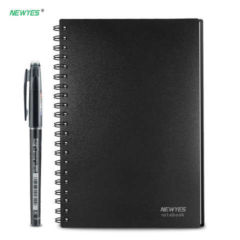 NEWYES A6 size Smart Reusable Erasable Notebook Microwave Wave Cloud Erase Notepad Note Pad Lined With Pen save paper ► Photo 1/6