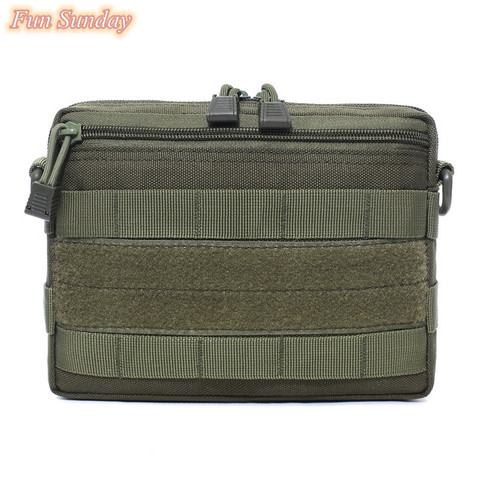 EDC Tactical Nylon Molle Utility Organizer Pouch Tool Bag Vest Waist Pouch Storage Bag Waterproof Field Sundries Bag For Outdoor ► Photo 1/6