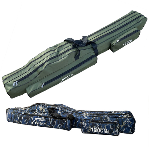 Fishing Bag 150/130/120/110cm Multi-Purpose Thicken Canvas Material Waterproof Durable Case Fishing Rod Bag Fishing Tackle Bag ► Photo 1/6