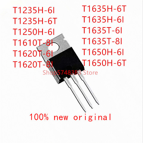 10PCS T1235H-6I T1235H-6T T1250H-6I T1610T-8I T1620T-6I T1620T-8I T1635H-6T T1635H-6I T1635T-6I T1635T-8I T1650H-6I T1650H-6T ► Photo 1/1