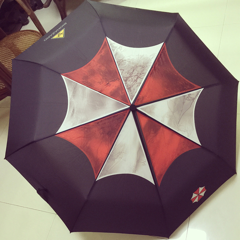 Residented Evil Umbrella Corp Theme Automatic Umbrella Protective Umbrella Lyon Animation Umbrella ► Photo 1/5