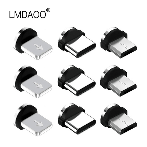 Magnetic Cable Micro USB Type C Fast Charging Cable For iPhone Xiaomi Android Mobile Phone Charger Magnet USB Wire Cord ► Photo 1/6