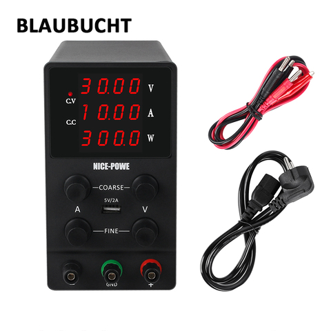 BLAUBUCHT Lab switching DC Power Supply 12V 30V 48V 60V 120V 3A 5A 10A AC 110V or 220V display 0.001A Adjustable Power Supply ► Photo 1/6