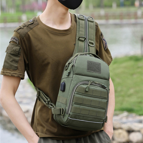 Tactical Shoulder Bag Military Army Molle Backpack Outdoor Climbing Hiking Camping Hunting Camo Daypack Fishing Bag Pack ► Photo 1/6