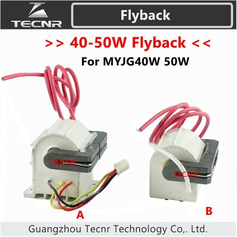TECNR 40W 50W high voltage flyback transformer  for 50W CO2 laser power supply MYJG40W 50W ► Photo 1/6