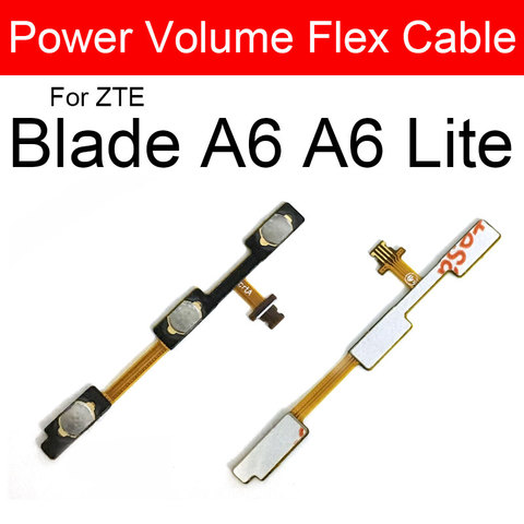 Genuine Power & Volume Flex Cable For ZTE Blade A6/A6 Lite A0620 A0622 Volume Power Side Button Switch Accessory Parts ► Photo 1/1