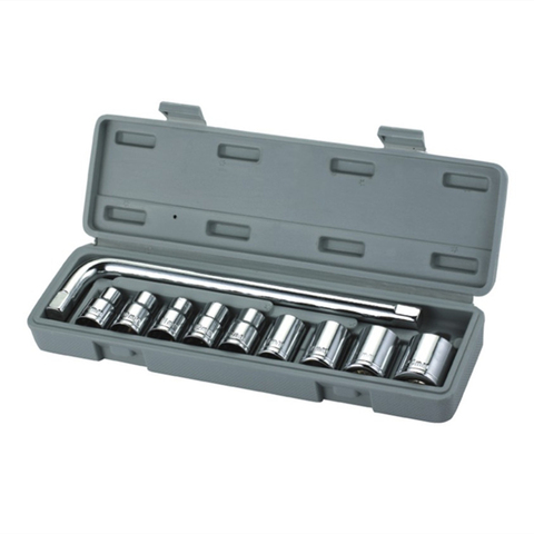 10 Psc  8-24mm Sleeve Auto Repair Kit Hardware Tool Sleeve Combination Set  Socket Set ► Photo 1/1