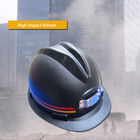 ABS material Miners Helmet Underground Working Helmet Anti-piercing Safety Helmet Construction Working Hard Hat 3 colors ► Photo 1/6