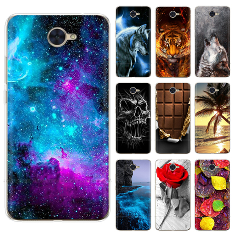 Case for Huawei  Y7 2017 Case Silicone TPU Back Cover Phone Cases For Huawei Y7 TRT-LX1 TRT-LX2 TRT-LX3 Y 7 2017 coque bumper ► Photo 1/6