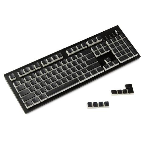 YMDK 108 PBT Double Shot Shine Through ANSI ISO OEM Profile Pudding Keyset For MX Mechanical Keyboard ► Photo 1/6