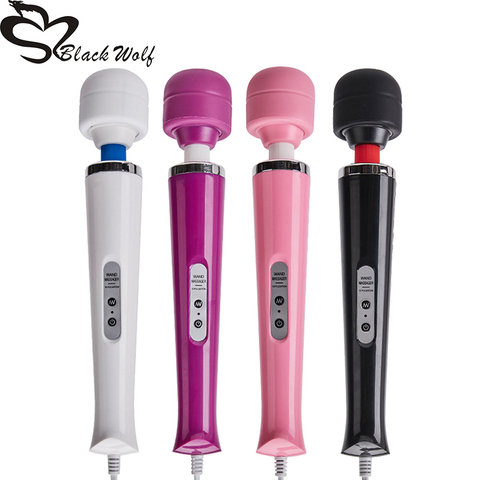 New 10 Speeds Magic Wand Massager,Big Magic Wand Massage Stick AV Vibrators Sexy Clit Vibrator Sex Toys for Women European plug ► Photo 1/6