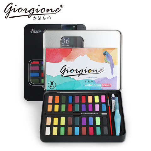36/48 Colors Giorgione Watercolor Paint Sets Watercolour Water Color Pigment Oil Paints School Painting Drawing Art Supplies ► Photo 1/6