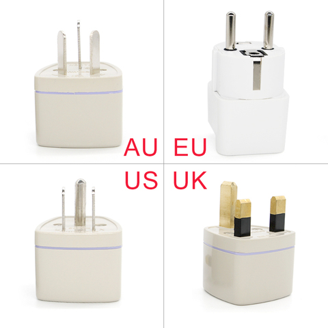 1PC Universal Changeover plug UK US AU to EU AC Power Socket Plug Multi-function Travel Charger Adapter Converter Outlet Adaptor ► Photo 1/6