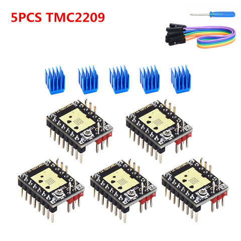 tmc2209 uart stepper driver TMC 2209 driver stepping motor engine Stepstick module for BIGTREE SKR board Ramps 1.4 SKR MINI E3 ► Photo 1/4