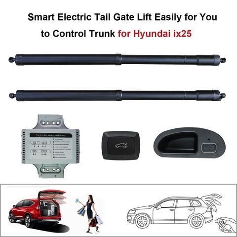 Smart Auto Electric Tail Gate Lift for Hyundai ix25 Hyundai Creta Control by Remote Drive Seat Tail Gate Button ► Photo 1/6