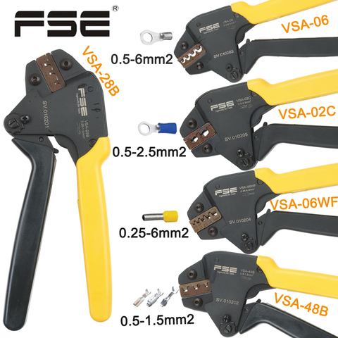 Crimping pliers tools VSA-28B VSA-02C 06WF VSA-06 48B for pulg tube insuated terminals electric clamp Multi-tool VSA kit ► Photo 1/6