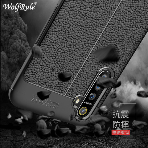 Case Realme XT Phone Cover Shockproof Luxury Leather Soft TPU Case For Realme X2 Case For Realme XT / X2  Fundas 6.4