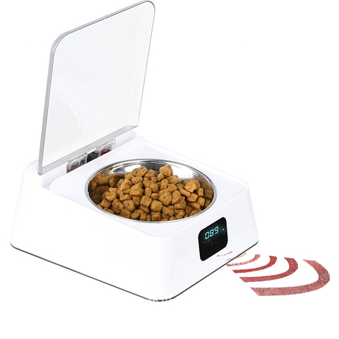 Pets Bingo Cat Feeder Infrared Sensor Dog Bowl Automatic Opening Lid Food Storage Container Anti-mouse Moisture-proof Pet Suppy ► Photo 1/6