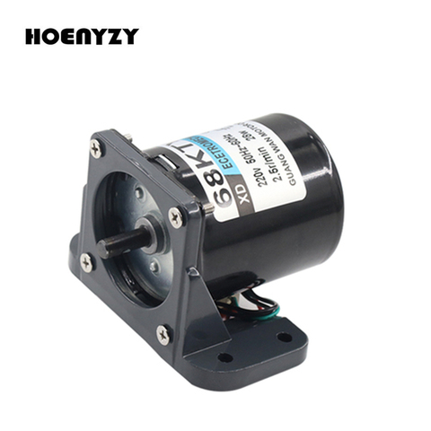 68KTYZ Mini Permanent Magnetic Synchronism Motor 220V 28W 68-KTYZ AC Gear Reducer Moter 2.5/5/10/15/20/30/50/60/80/110 Rpm ► Photo 1/6