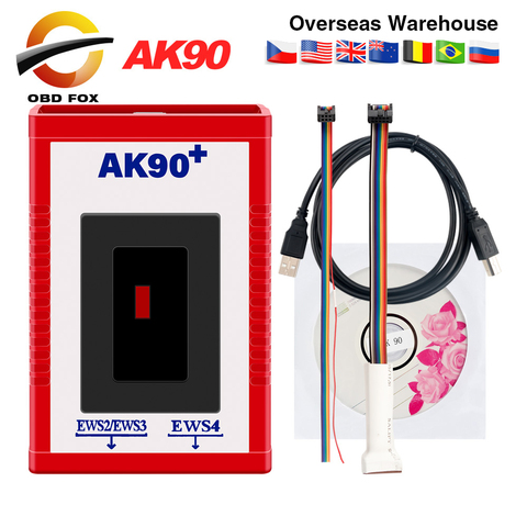 Original Latest V3.19 AK90 Key Programmer AK90+ For All BMW EWS From 1995-2009 OBD2 Copy Car Keys Best selling ► Photo 1/6