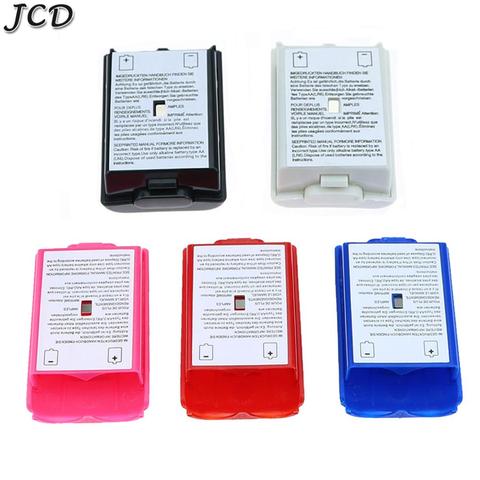 JCD Black /Whit/Pink/Blue/Red Battery Cover Shell Case Kit For Xbox 360 Remote Wireless Controller Joystick Gamepad Joypad ► Photo 1/6