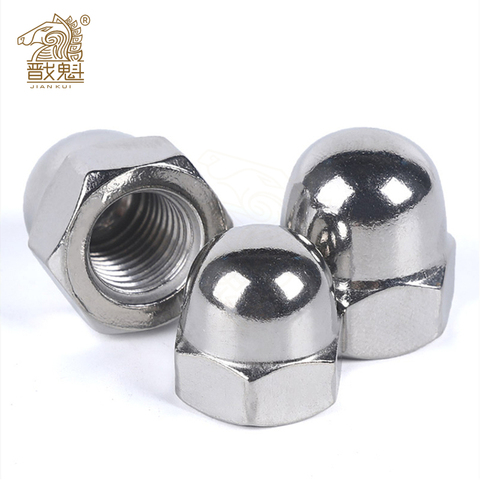 5/50pcs Acorn Cap Nut M3 M4 M5 M6 M8 M10 M12 M14 M16 M18 Stainless Steel Decorative Cap Nuts Caps Covers DIN1587 ► Photo 1/5