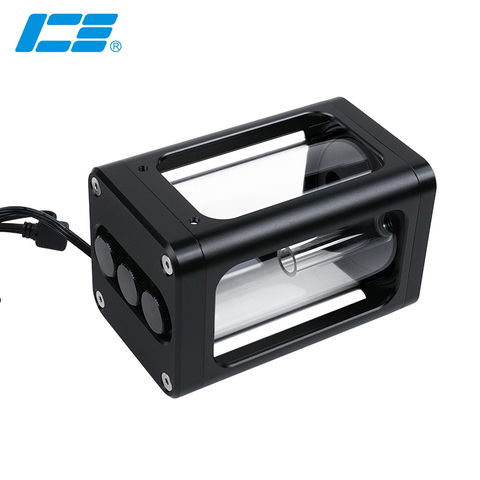 IceManCooler Water Cooling tank ,computer case reservoir ,120mm ,Water tank with RGB Effect,Cooled container ICE-RX7 ► Photo 1/6