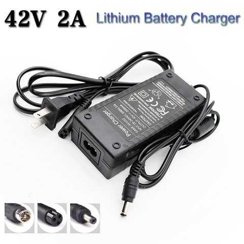 42 V 2 A smart charger for 36 V electric bicycle/scooter series rechargeable lithium battery ► Photo 1/6