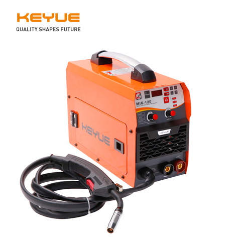 KEYUE MIG-120 Portable welder welding machine inverter MIG  220V synergic 1kg gasless 0.8/1.0 flux core ARC TIG 3 in 1 Home Use ► Photo 1/6