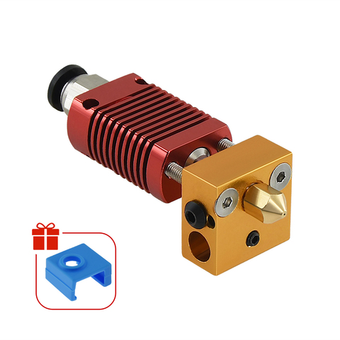 MK8 Assembled Extruder Hot End kit for Ender 3 CR10 printer 1.75mm 0.4mm Nozzle aluminum heating block 3d printer accessories ► Photo 1/6