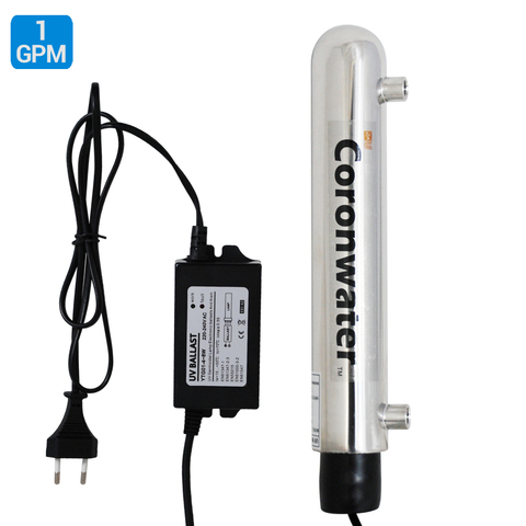 Water UV Disinfection Sterilizer 1gpm  Purification System for Household Water Filter ► Photo 1/4