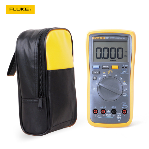 Fluke 18B+ Plus AC DC Voltage Current Digital Multimeter With Soft Case ► Photo 1/6