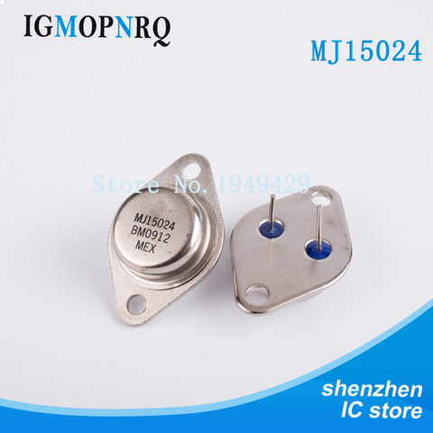 5PCS MJ15024 TO-3 MJ15024G Bipolar junction transistor (BJT) 16A 250V 250W NPN New Original ► Photo 1/2